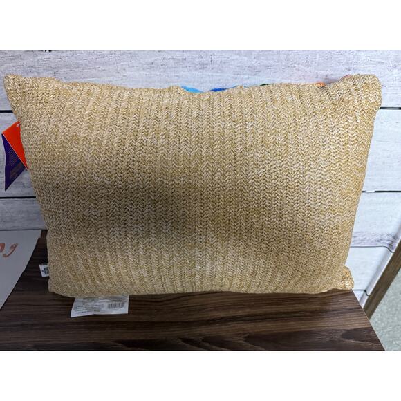 NWT Tabitha Brown Very Good Palm Outdoor Lumbar Throw Pillow - Picture 2 of 2
